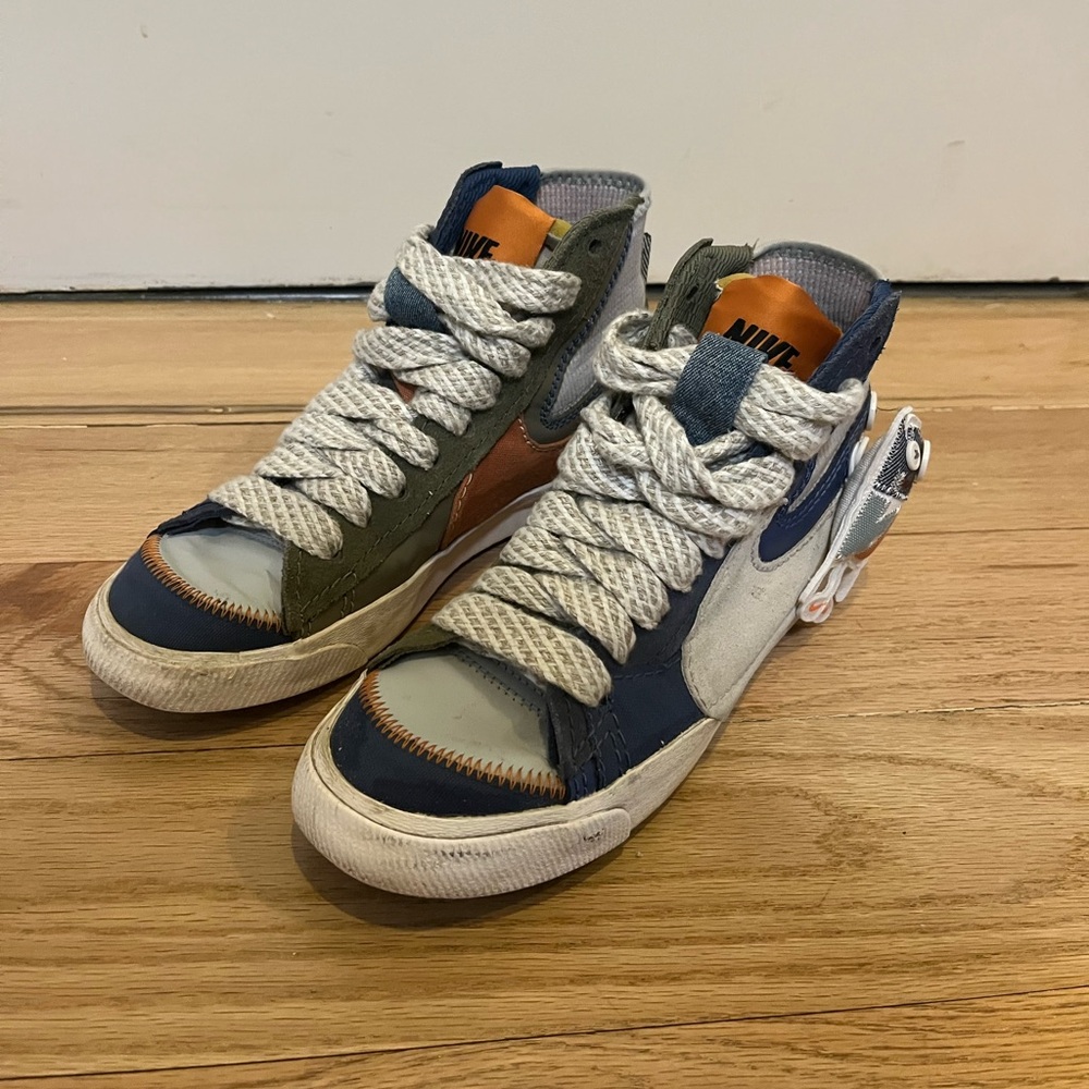Nike Blazer Mid 77 Jumbo Voodoo Grey Multi Suede